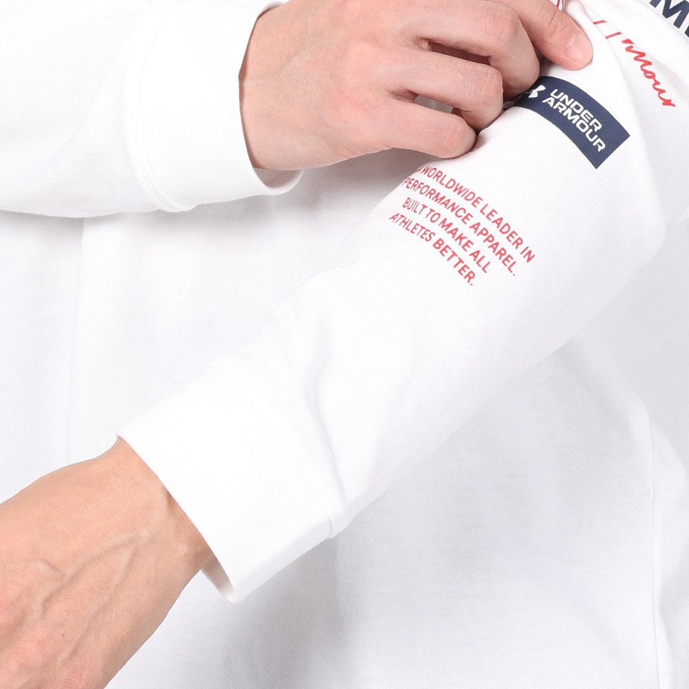 アンダーアーマー（UNDER ARMOUR）（メンズ）長袖Tシャツ メンズ ヘビーウエイト グラフィック 1381360 100