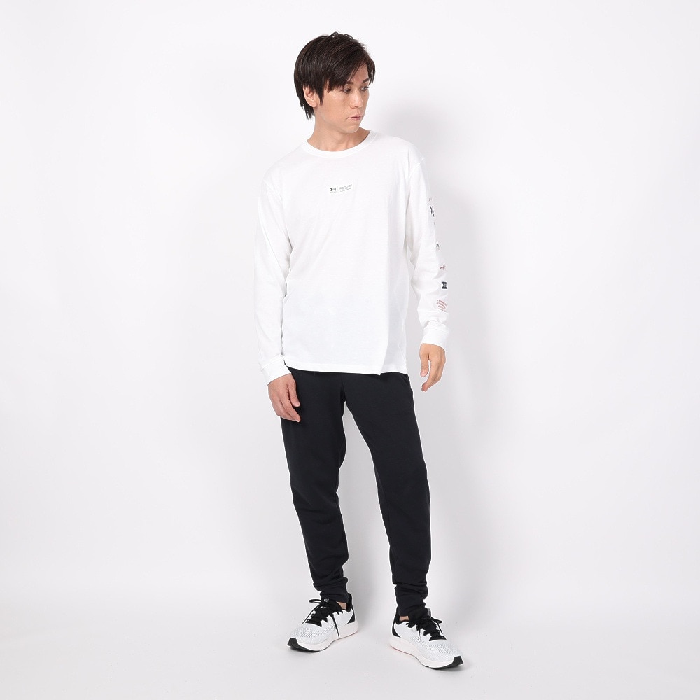 アンダーアーマー（UNDER ARMOUR）（メンズ）長袖Tシャツ メンズ ヘビーウエイト グラフィック 1381360 100