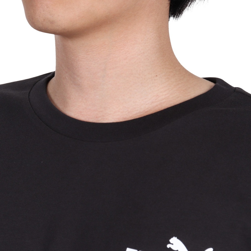 プーマ（PUMA）（メンズ）長袖Ｔシャツ メンズ POWER カラーブロック677682 01 BLK
