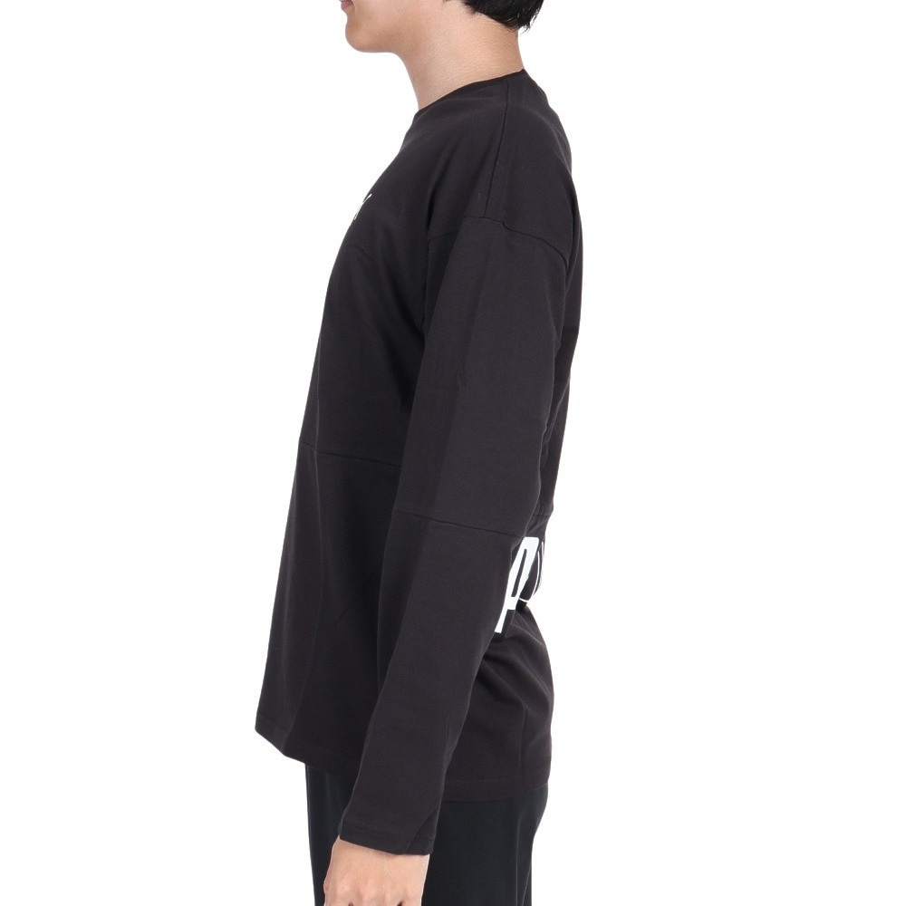 プーマ（PUMA）（メンズ）長袖Ｔシャツ メンズ PUMA POWER カラーブロック 677682 56 BLK