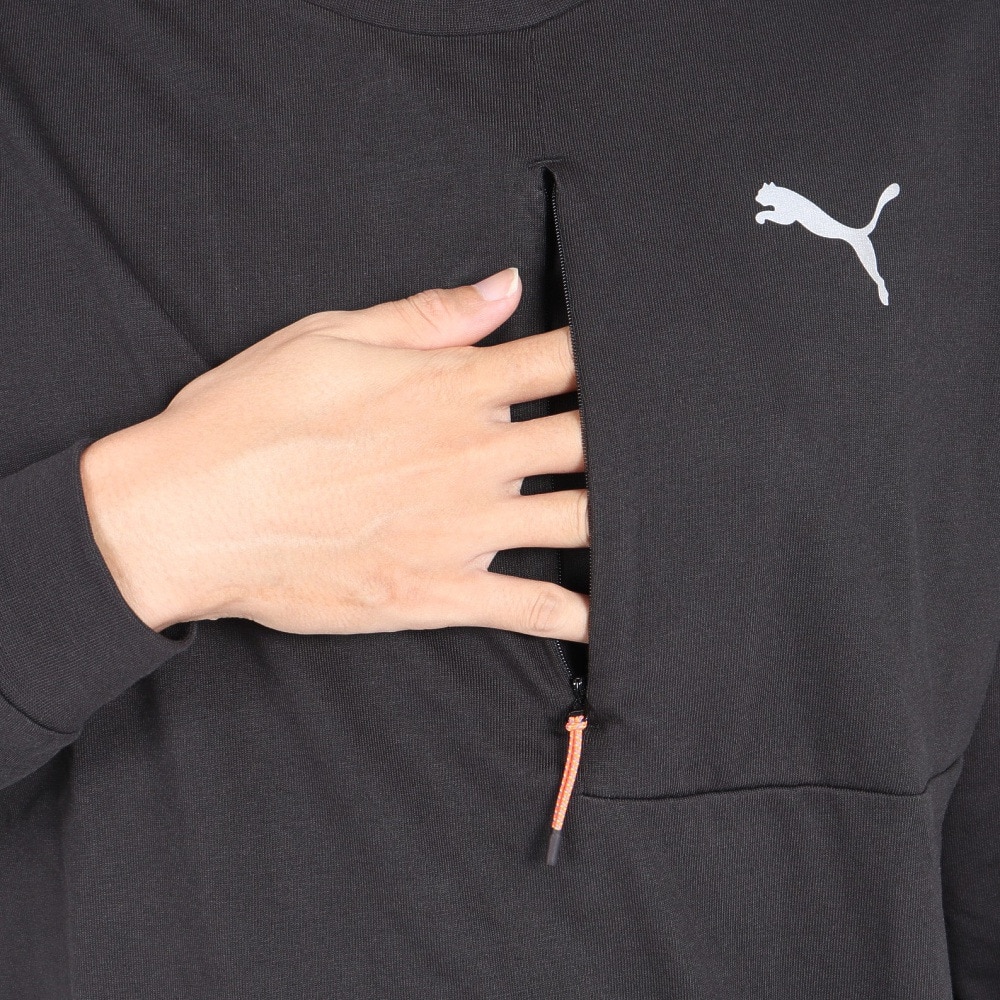 プーマ（PUMA）（メンズ）STYLE TECH Tシャツ 長袖 679540 01 BLK ロンT