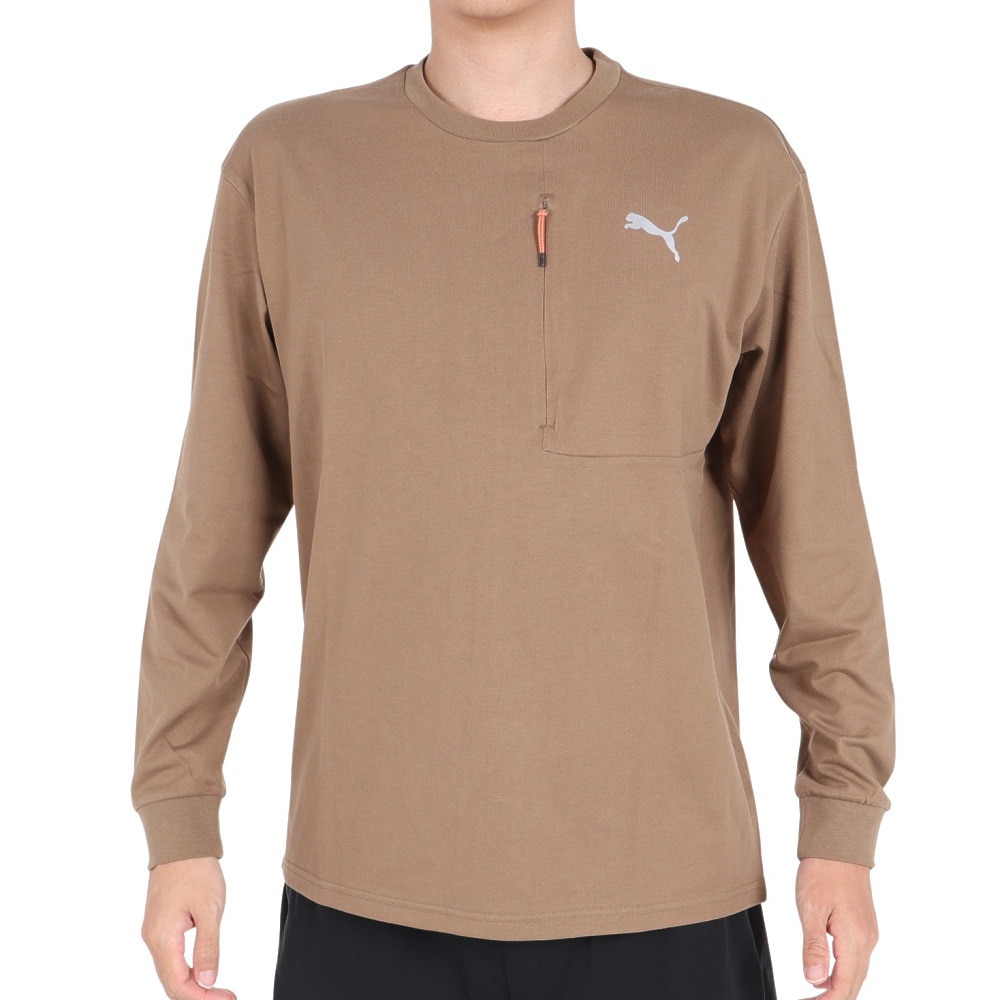 プーマ（PUMA）（メンズ）STYLE TECH 長袖Tシャツ 679540 93 BRW
