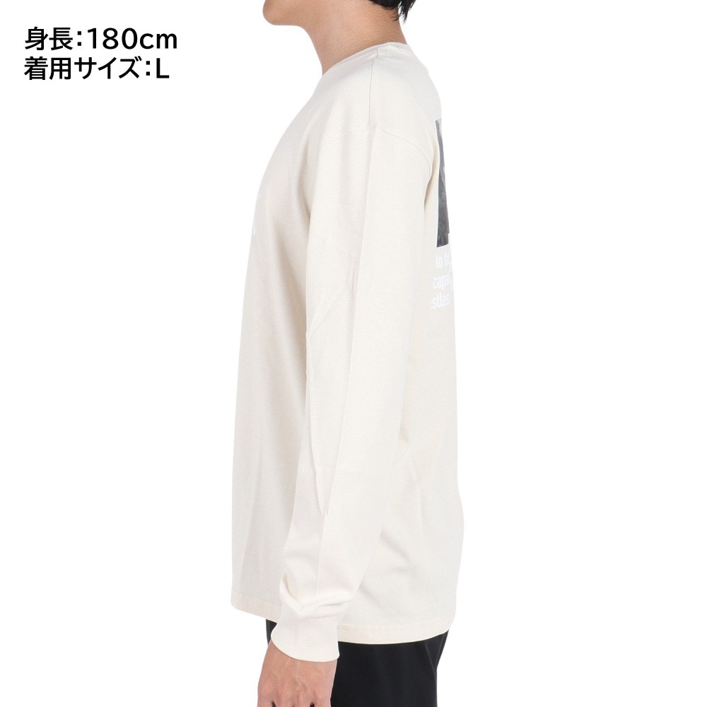 プーマ（PUMA）（メンズ）STYLE TECH 長袖 グラフィックTシャツ 679541 87 BEG