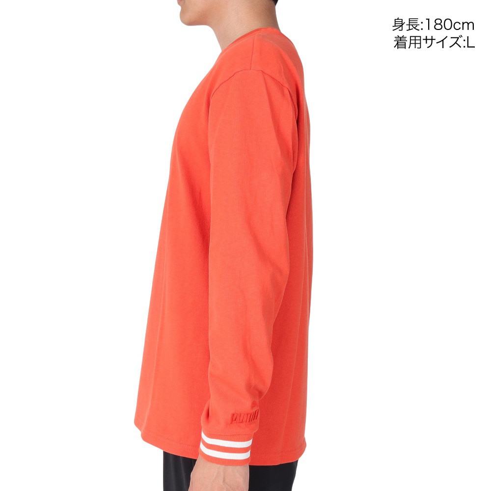 プーマ（PUMA）（メンズ）GV 長袖 Tシャツ 679860 39 RED