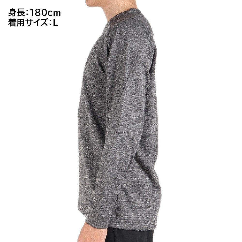 オークリー（OAKLEY）（メンズ）長袖Tシャツ メンズ Enhance Grid Crew 3.7 FOA405782-29A