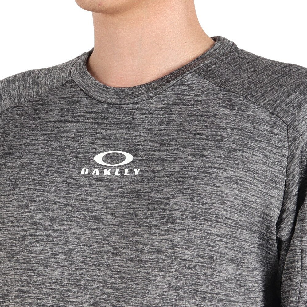 オークリー（OAKLEY）（メンズ）長袖Tシャツ メンズ Enhance Grid Crew 3.7 FOA405782-29A