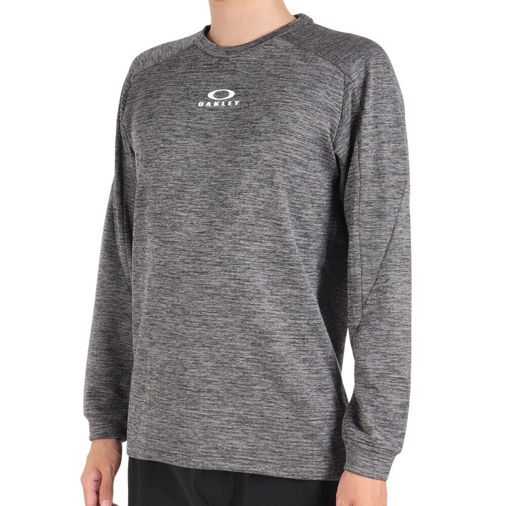 オークリー（OAKLEY）（メンズ）長袖Tシャツ メンズ Enhance Grid Crew 3.7 FOA405782-29A