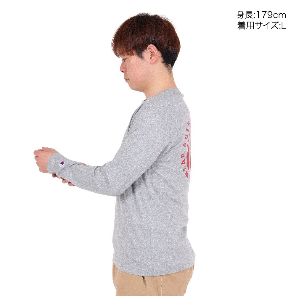 チャンピオン-ヘリテイジ（CHAMPION-HERITAGE）（メンズ）長袖Tシャツ メンズ ロングスリーブTシャツ 23FW C3-Y419 070