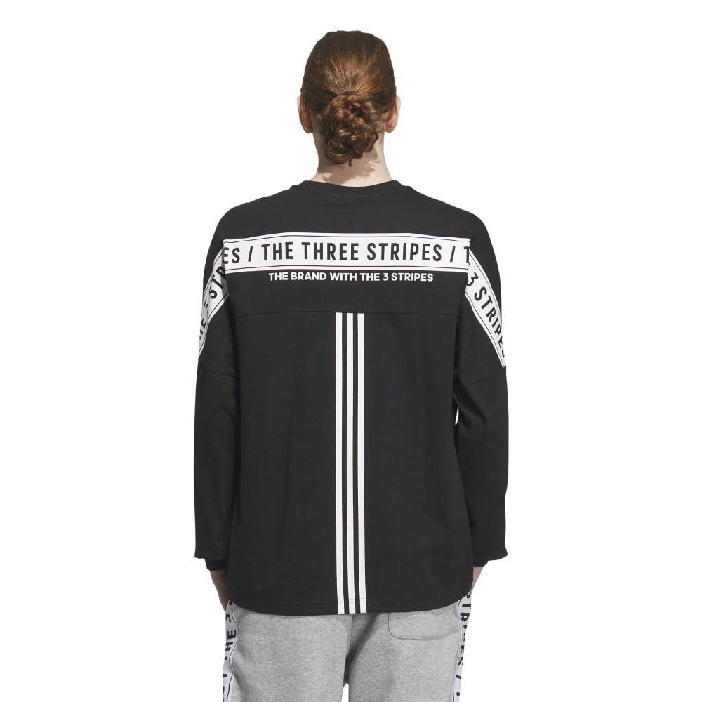 アディダス（adidas）（メンズ、レディース）ワーディング ルーズフィット Tシャツ 長袖 IEH99-IK7346 ロンT