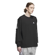 アディダス（adidas）（メンズ、レディース）ワーディング ルーズフィット 長袖Tシャツ IEH99-IK7346