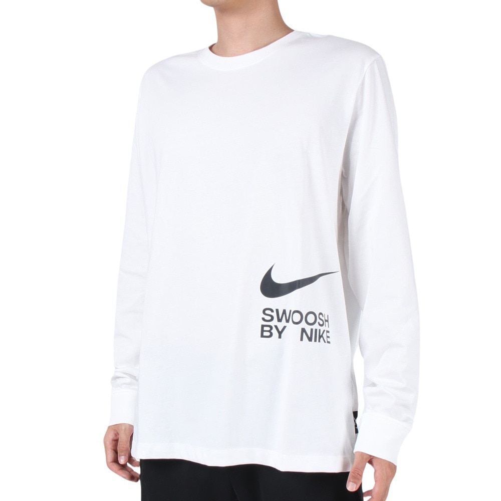 ナイキ（NIKE）（メンズ）スポーツウエア ビッグ スウッシュ 長袖Tシャツ FJ1120-100