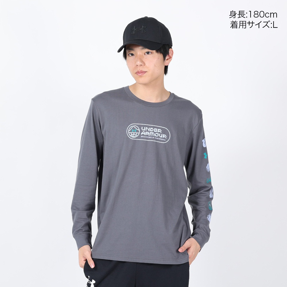 アンダーアーマー（UNDER ARMOUR）（メンズ）ロックフォーメーション ロングスリーブTシャツ 1382893 025