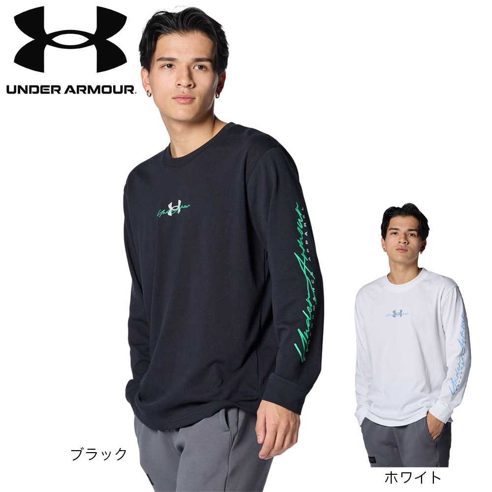 アンダーアーマー（UNDER ARMOUR）（メンズ）ヘビーウエイト 長袖Tシャツ 1384802 100