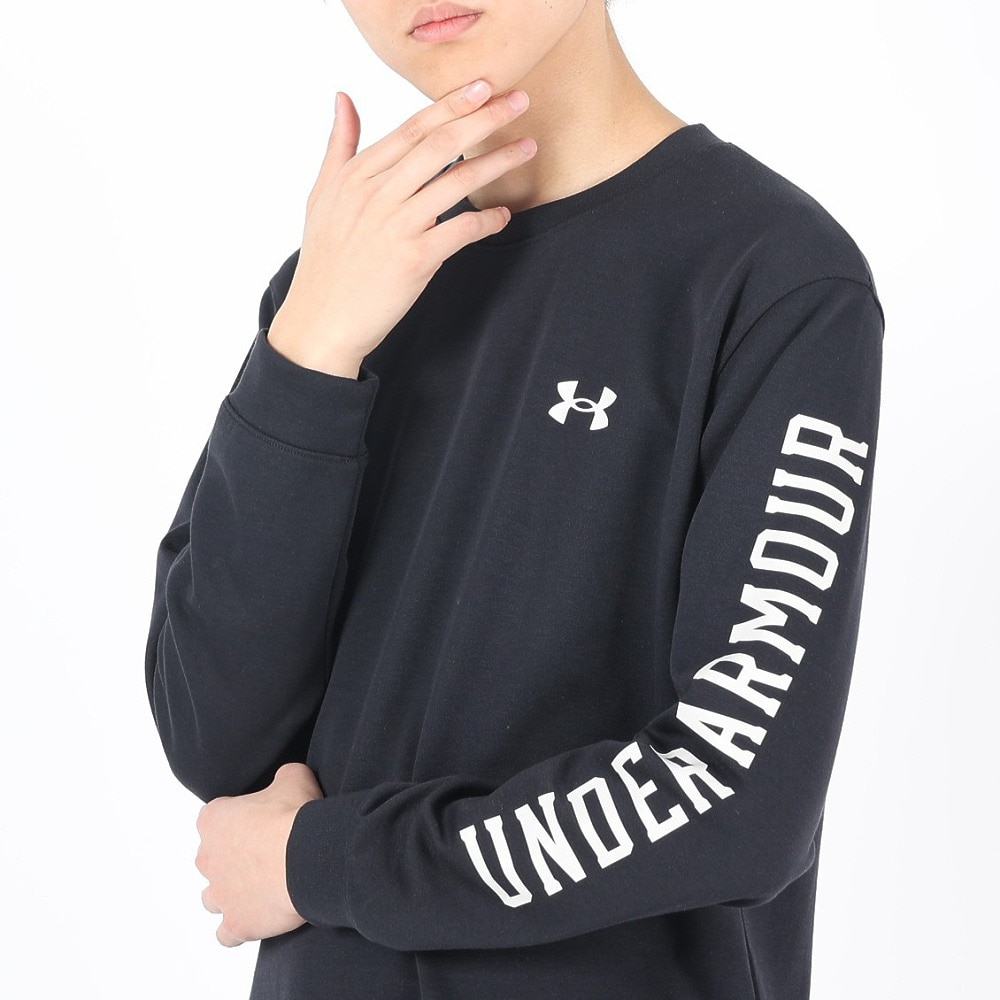 アンダーアーマー（UNDER ARMOUR）（メンズ）オーバーサイズ グラフィック ロングスリーブTシャツ 1385508 001