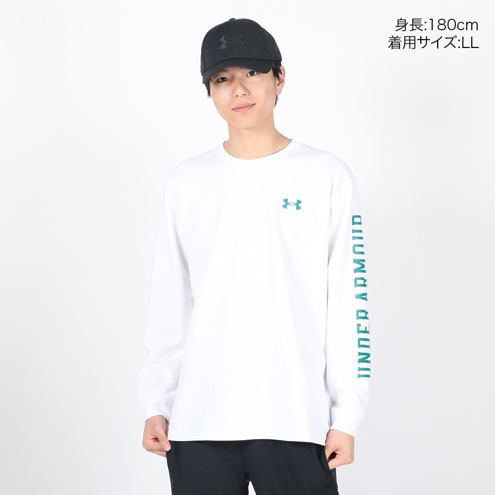 アンダーアーマー（UNDER ARMOUR）（メンズ）オーバーサイズ グラフィック ロングスリーブTシャツ 1385508 100