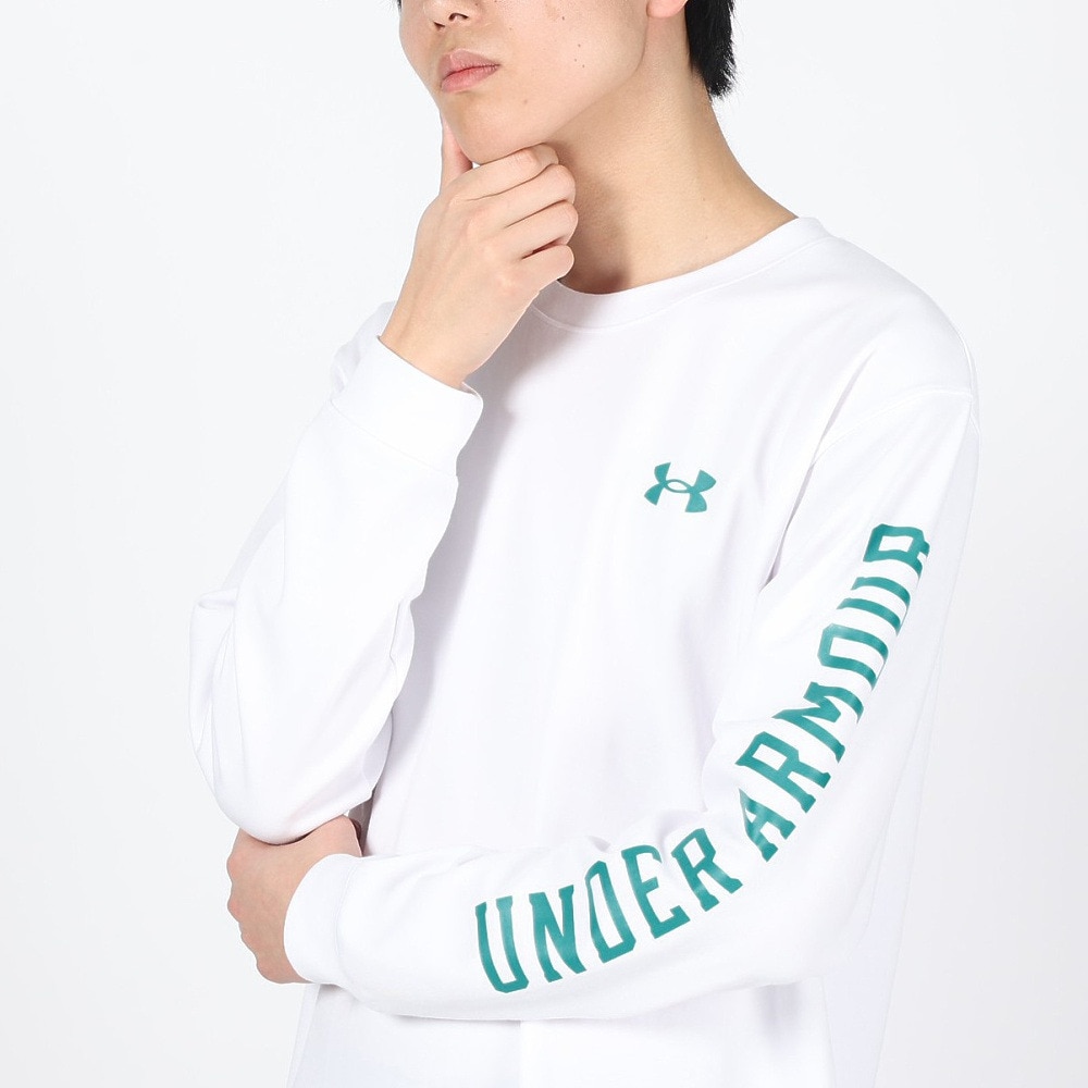 アンダーアーマー（UNDER ARMOUR）（メンズ）オーバーサイズ グラフィック ロングスリーブTシャツ 1385508 100