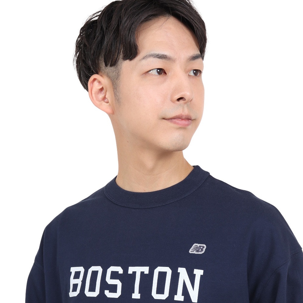 ニューバランス（new balance）（メンズ）900 スプリット82 BOSTON プリント長袖Tシャツ AMT35109PGM