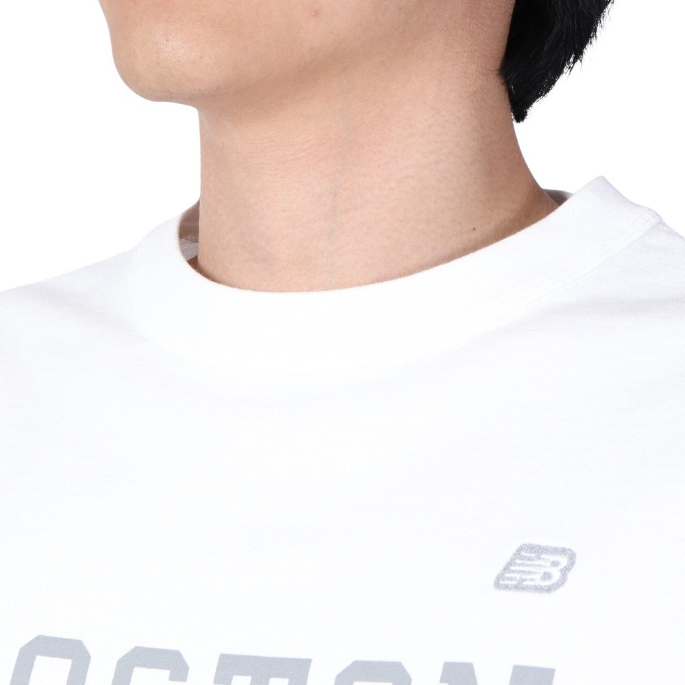 ニューバランス（new balance）（メンズ）900 スプリット82 BOSTON プリント長袖Tシャツ AMT35109WT