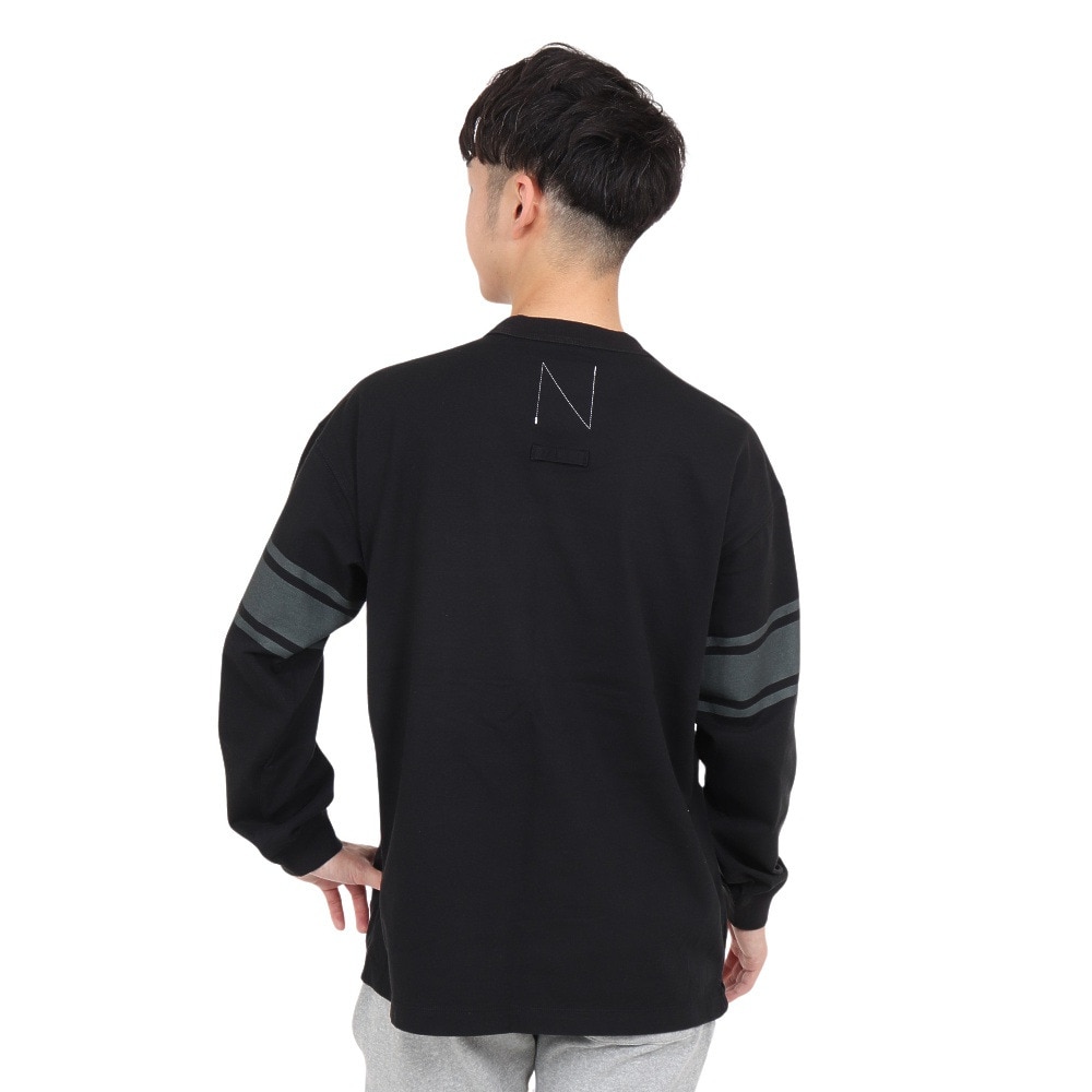 ニューバランス（new balance）（メンズ）900 フットボール長袖Tシャツ AMT35110BK
