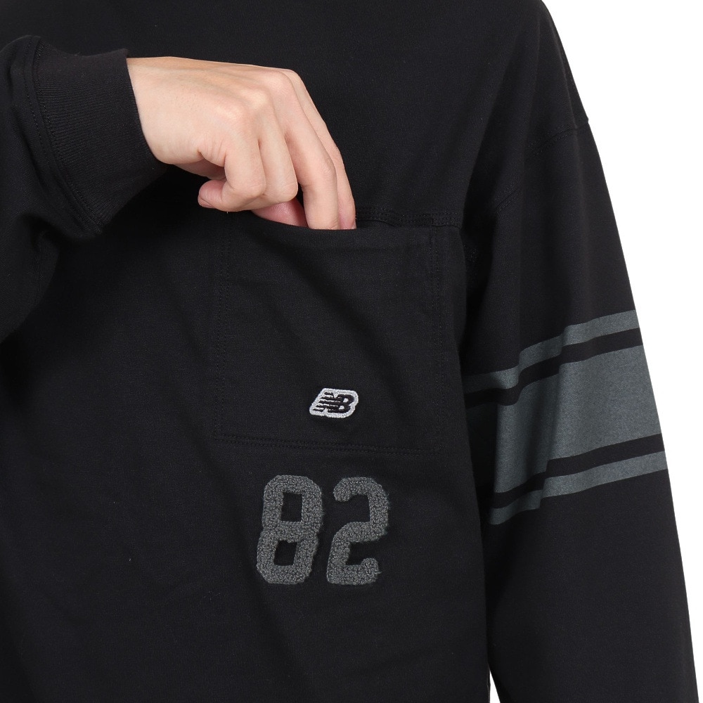 ニューバランス（new balance）（メンズ）900 フットボール長袖Tシャツ AMT35110BK