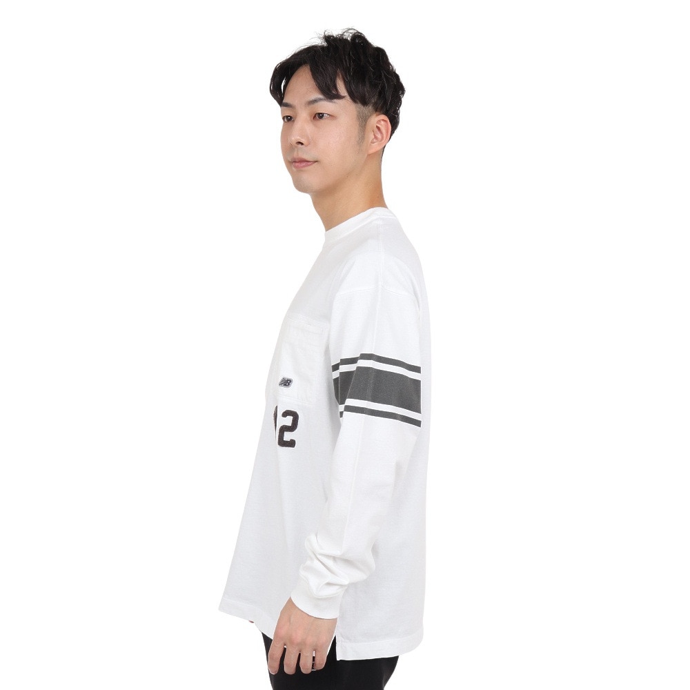 ニューバランス（new balance）（メンズ）900 フットボール長袖Tシャツ AMT35110WT