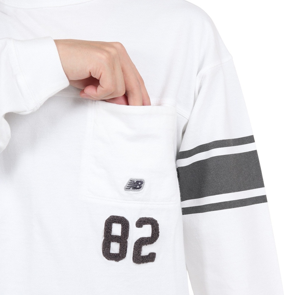 ニューバランス（new balance）（メンズ）900 フットボール長袖Tシャツ AMT35110WT