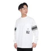 (メンズ)900 フットボール長袖Tシャツ AMT35110WT