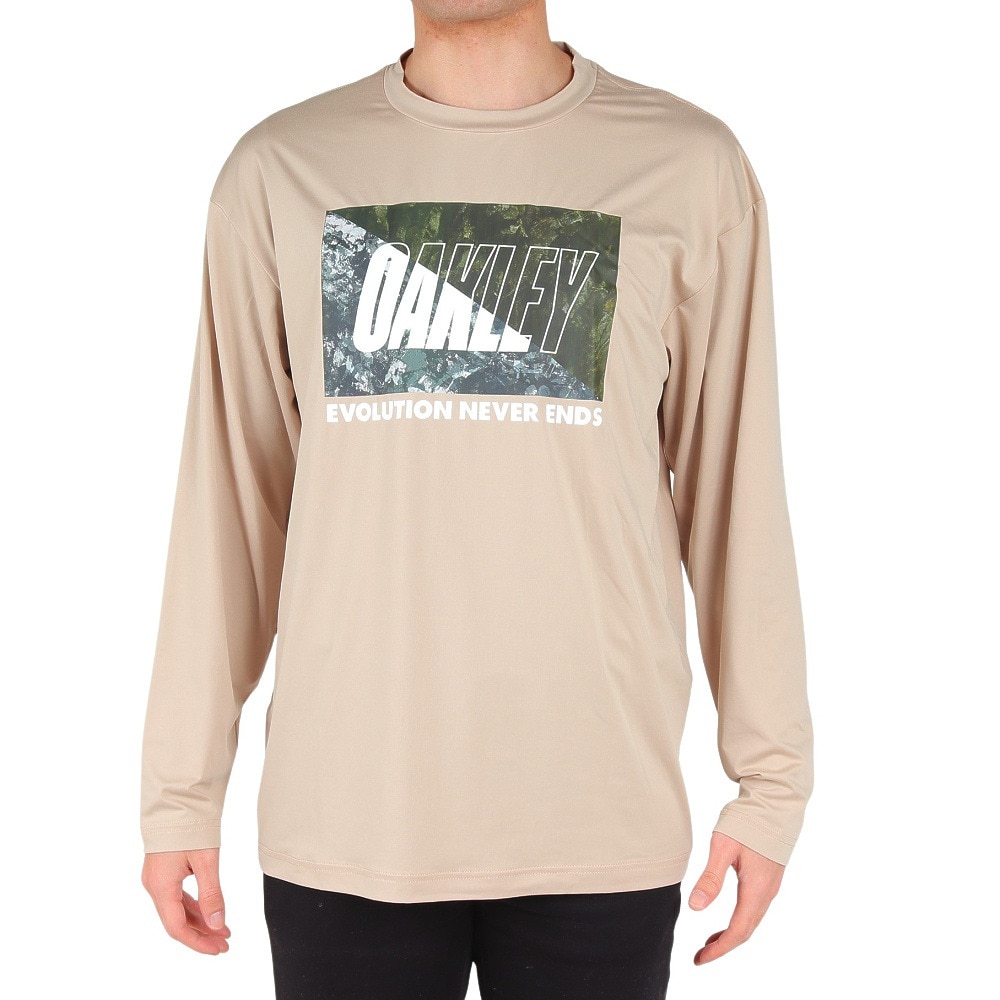 オークリー（OAKLEY）（メンズ）Enhance Qd 長袖Tシャツ Bold Evo 2.0 FOA405178-31R