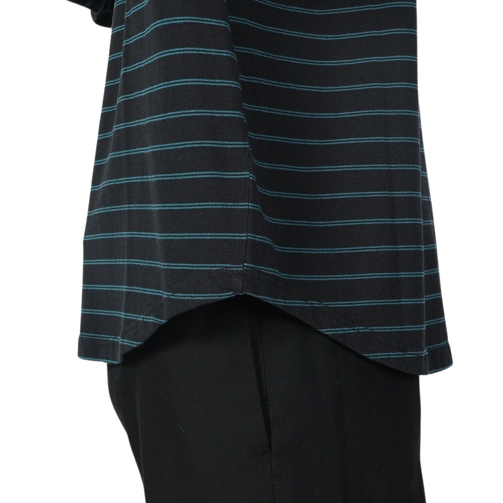 バクタ（BUKTA）（メンズ）ボーダー長袖Tシャツ BU2345804 19 BLACK