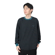 バクタ（BUKTA）（メンズ）ボーダー長袖Tシャツ BU2345804 19 BLACK