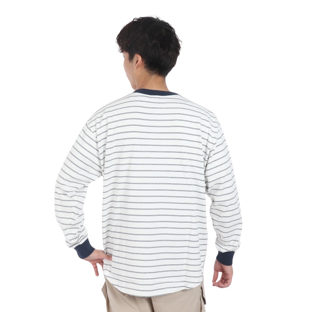 バクタ（BUKTA）（メンズ）ボーダー 長袖Ｔシャツ BU2345804 5 OFF