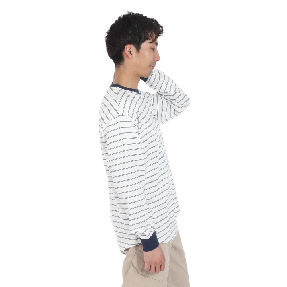 バクタ（BUKTA）（メンズ）ボーダー 長袖Ｔシャツ BU2345804 5 OFF