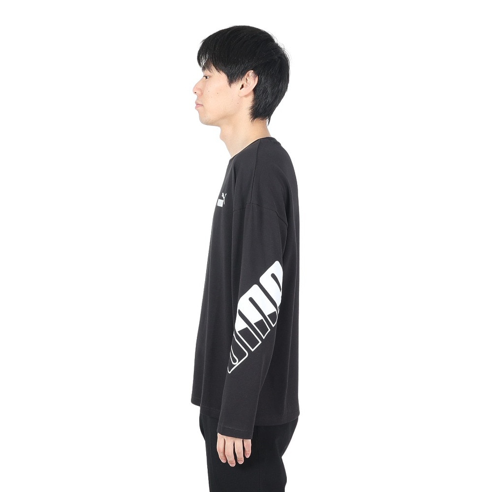 プーマ（PUMA）（メンズ）パワー MX 長袖Tシャツ 680687 01 BLK