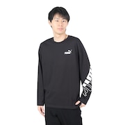 (メンズ)パワー MX 長袖Tシャツ 680687 01 BLK