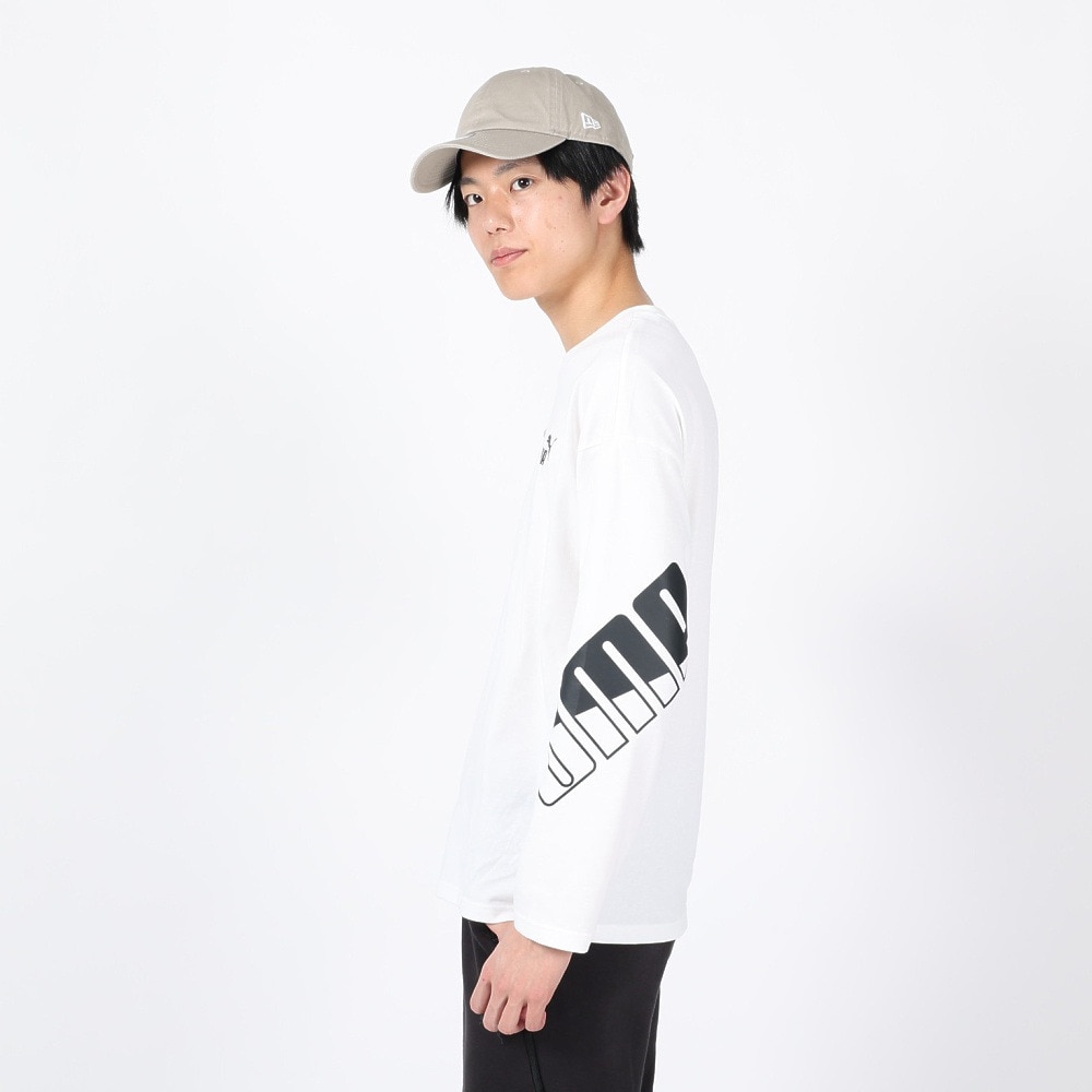 プーマ（PUMA）（メンズ）パワー MX 長袖Tシャツ 680687 02 WHT