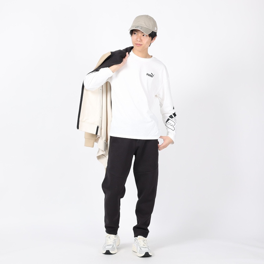 プーマ（PUMA）（メンズ）パワー MX 長袖Tシャツ 680687 02 WHT