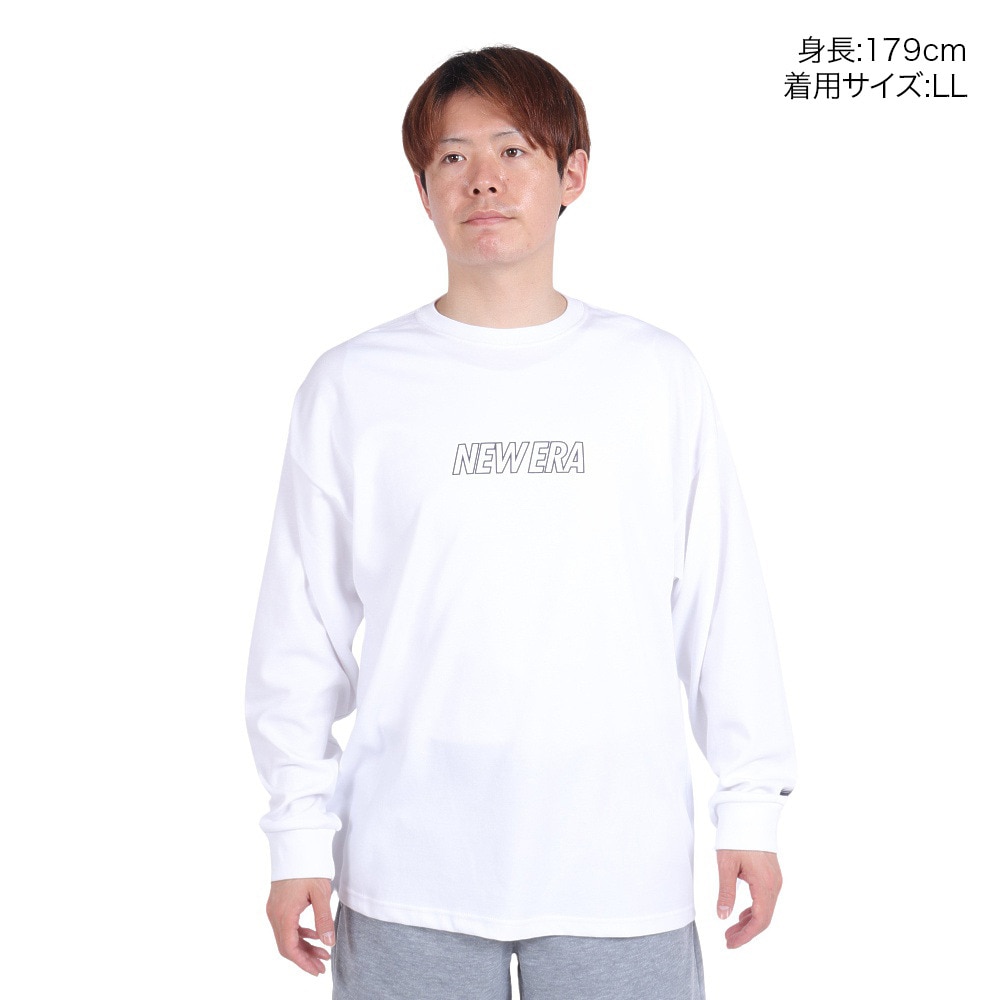 ニューエラ（NEW ERA）（メンズ、レディース）オーバーサイズド パフォーマンス 長袖Tシャツ Sleeve Line 14121995