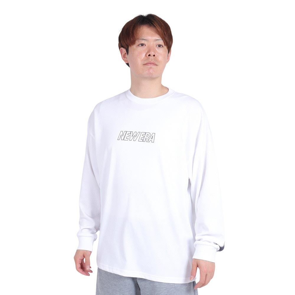 ニューエラ（NEW ERA）（メンズ、レディース）オーバーサイズド パフォーマンス 長袖Tシャツ Sleeve Line 14121995