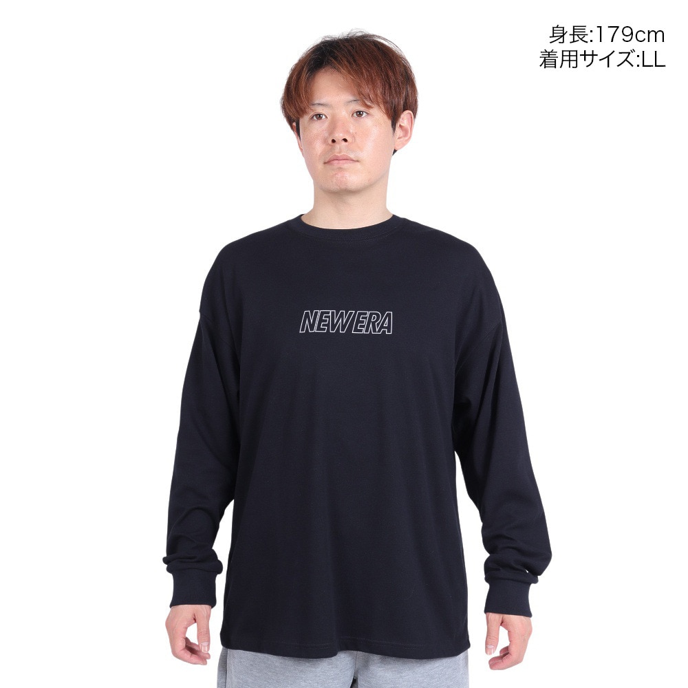 ニューエラ（NEW ERA）（メンズ、レディース）オーバーサイズド パフォーマンス 長袖Tシャツ Sleeve Line 14121999