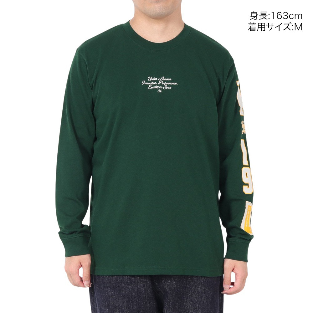 アンダーアーマー（UNDER ARMOUR）（メンズ）ヘビーウェイト カリージエイト ロングスリーブTシャツ 1388247 301