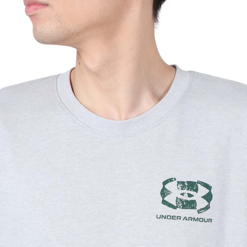 アンダーアーマー（UNDER ARMOUR）（メンズ）ヘビーウエイト スタムプト ロングスリーブ Tシャツ 1388839 011