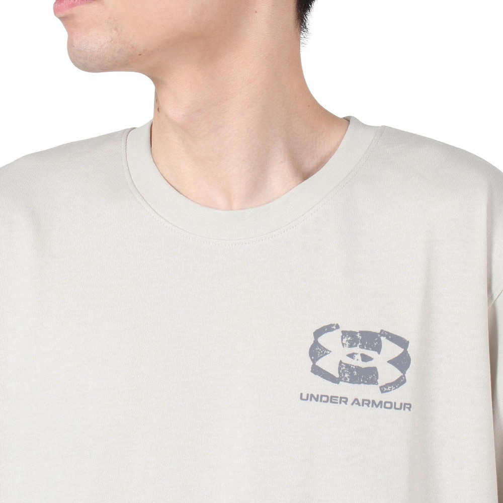 アンダーアーマー（UNDER ARMOUR）（メンズ）ヘビーウエイト スタムプト ロングスリーブ Tシャツ 1388839 110