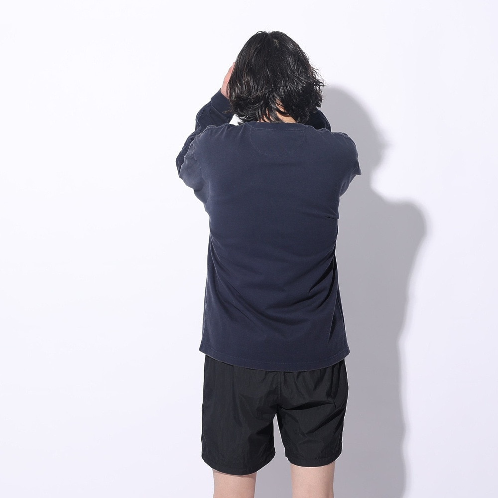 アディダス（adidas）（メンズ、レディース）スリーストライプス WASH ロングスリーブTシャツ KUE34-JE0946 ロンT 長袖 ヘビーウェイト ルーズフィット