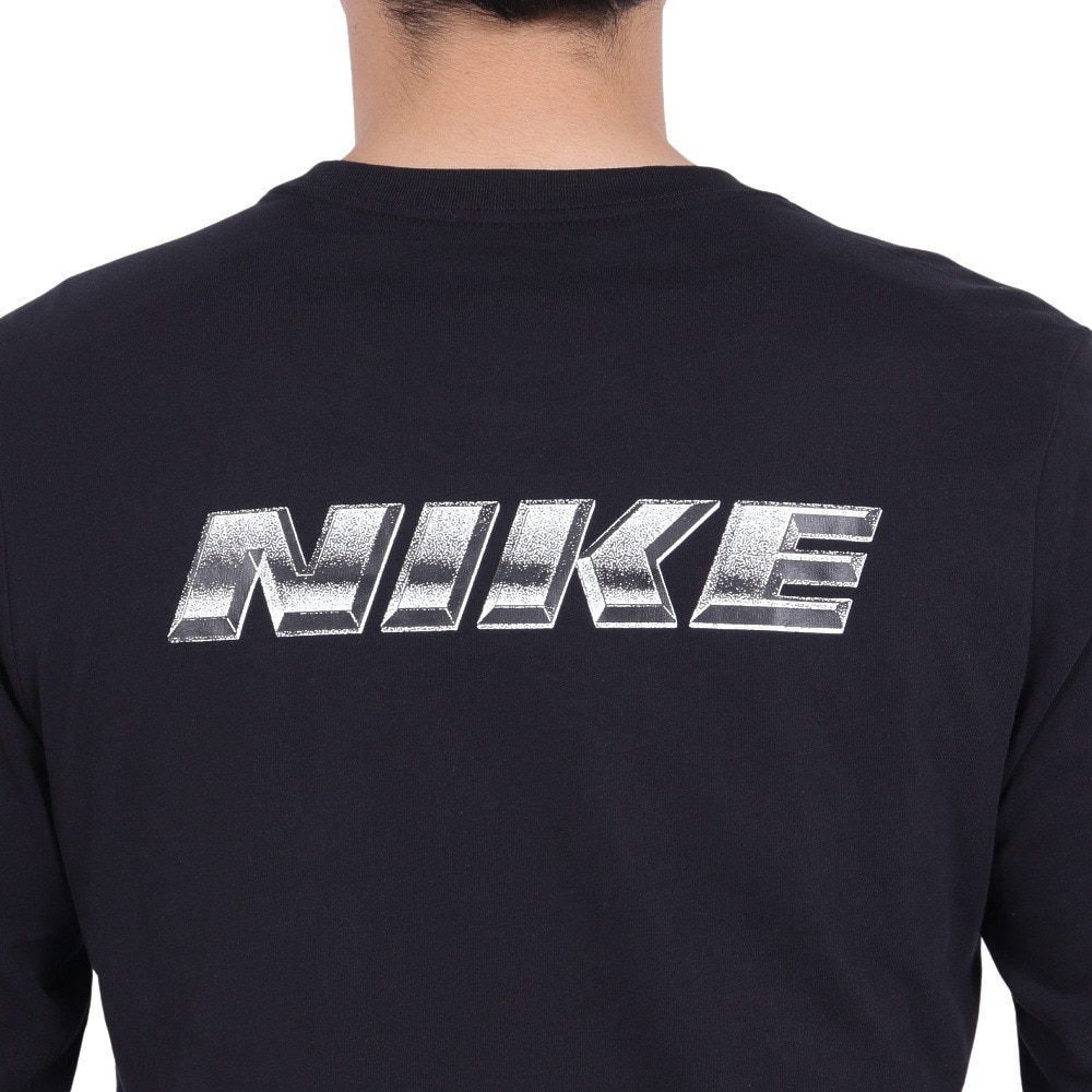 ナイキ（NIKE）（メンズ）ドライフィット SLUB LBR GFX 長袖Tシャツ FZ8035-010