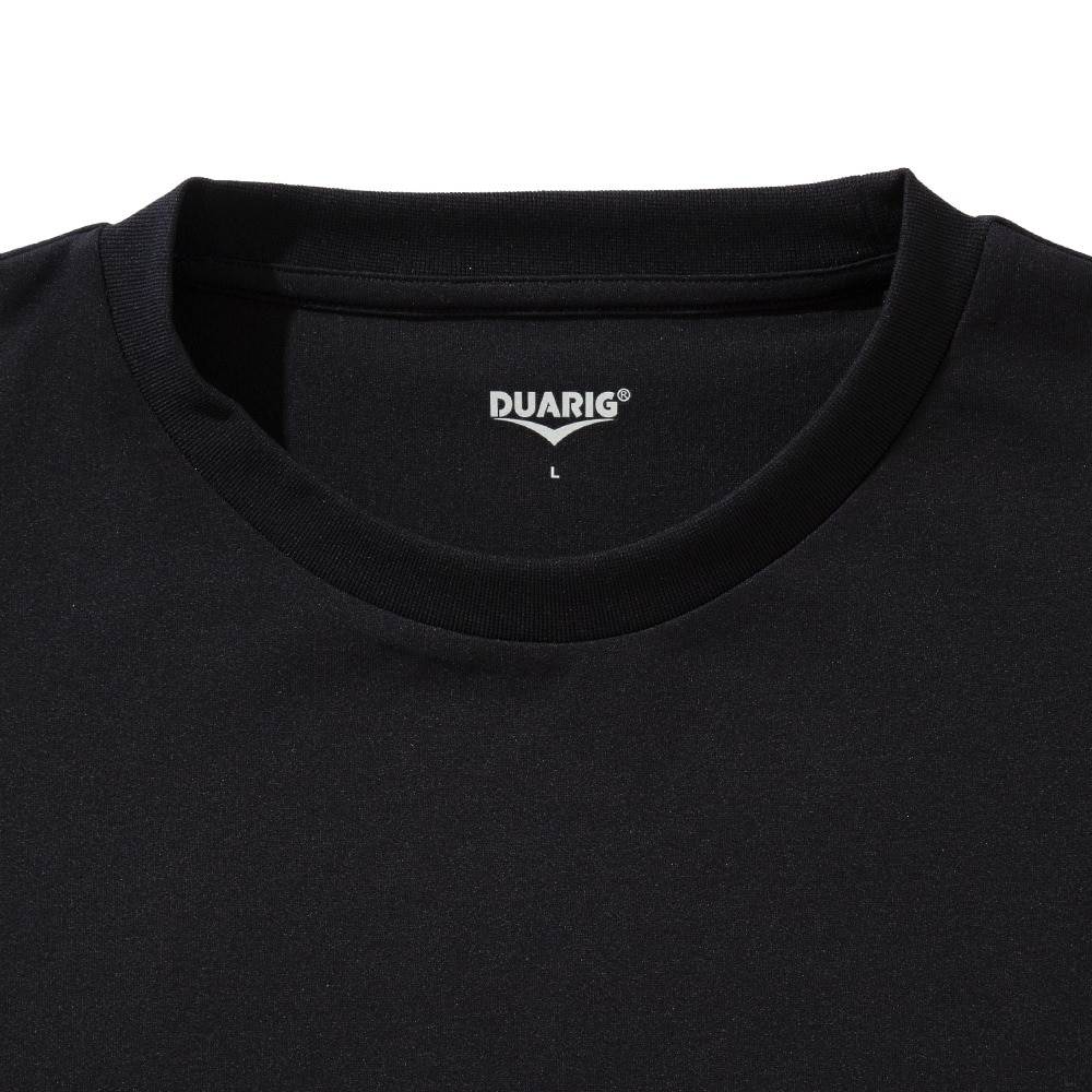 デュアリグ（DUARIG）（メンズ）クルーネック 長袖Tシャツ 4F0010-TRCT-863HD BLK