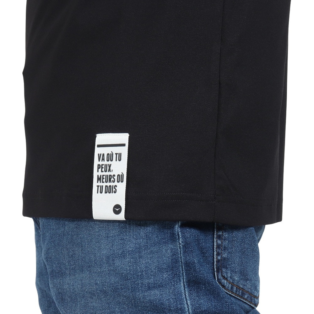 デュアリグ（DUARIG）（メンズ）クルーネック 長袖Tシャツ 4F0010-TRCT-863HD BLK