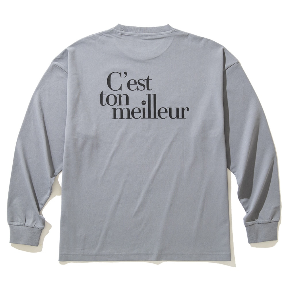 デュアリグ（DUARIG）（メンズ）クルーネック 長袖Tシャツ 4F0010-TRCT-863HD CGRY