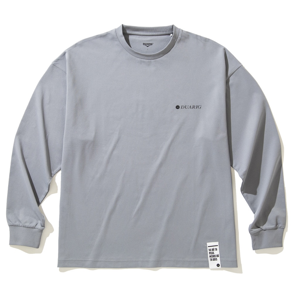 デュアリグ（DUARIG）（メンズ）クルーネック 長袖Tシャツ 4F0010-TRCT-863HD CGRY