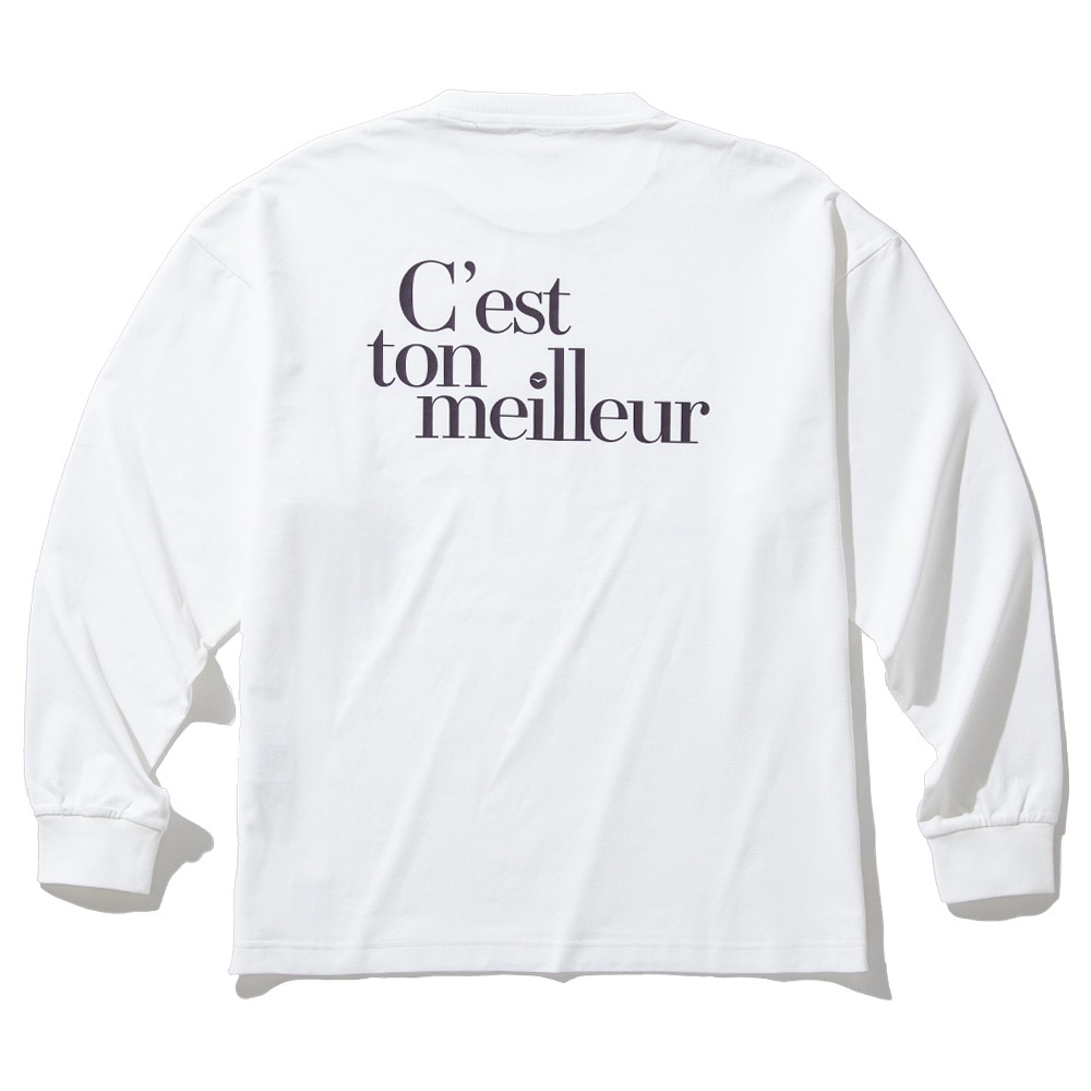 デュアリグ（DUARIG）（メンズ）クルーネック 長袖Tシャツ 4F0010-TRCT-863HD WHT