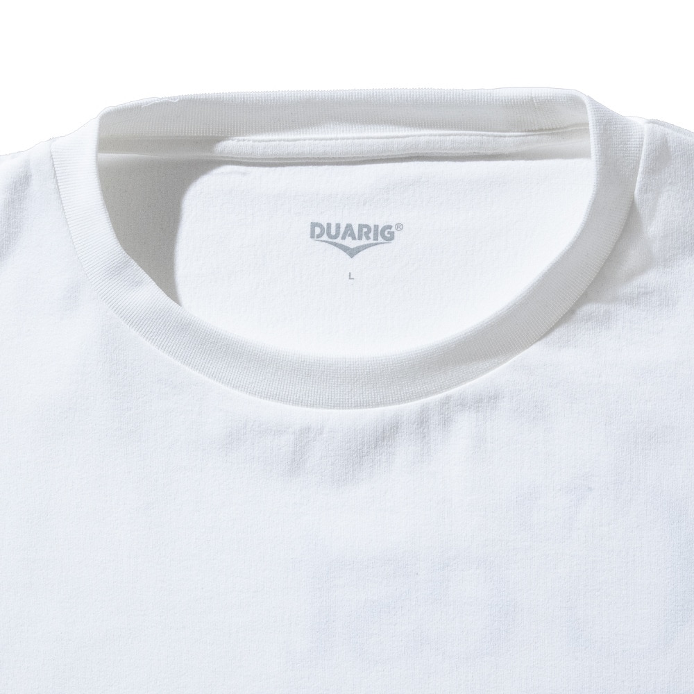 デュアリグ（DUARIG）（メンズ）クルーネック 長袖Tシャツ 4F0010-TRCT-863HD WHT